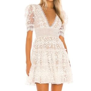 Bronx & Banco Megan Mini Dress in White, Size M!
